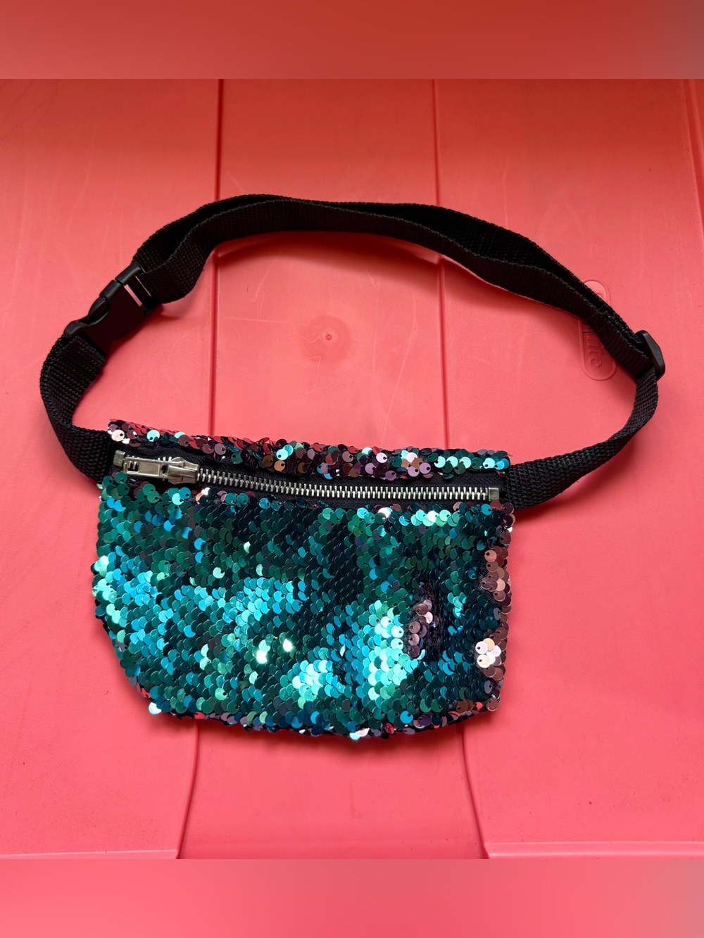 Reversible Sequin Fanny Pack